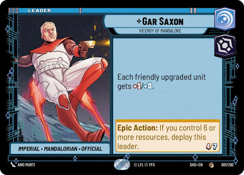 Gar Saxon - Viceroy of Mandalore (001/262) (001/262) [Shadows of the Galaxy]