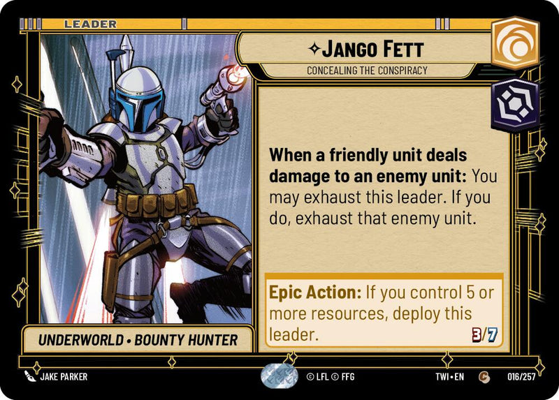 Jango Fett - Concealing the Conspiracy (016/257) (016/257) [Twilight of the Republic]