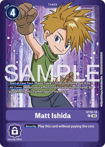 Matt Ishida [ST16-14] (Limited Card Pack -Billion Bullet-) [Limited Card Pack -Billion Bullet-]