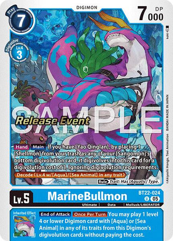 MarineBullmon [BT22-024] [Cyber Eden Release Event Cards]