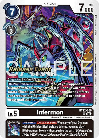 Infermon [BT22-059] [Cyber Eden Release Event Cards]