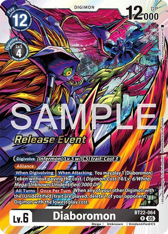 Diaboromon [BT22-064] [Cyber Eden Release Event Cards]