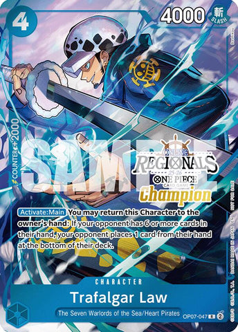 Trafalgar Law (Online Regional Champion Card Set 2025 Vol.2) [One Piece Promotion Cards]