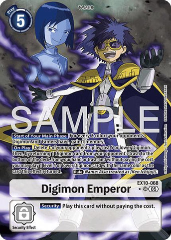 Digimon Emperor [EX10-068] (Alternate Art) [Sinister Order]