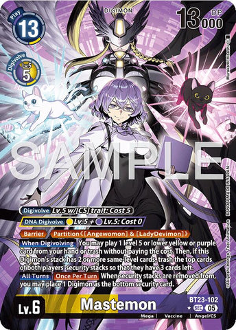 Mastemon [BT23-102] (Alternate Art) [Hackers' Slumber]