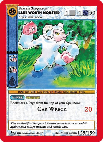 Lake Worth Monster [Cryptid Nation First Edition]